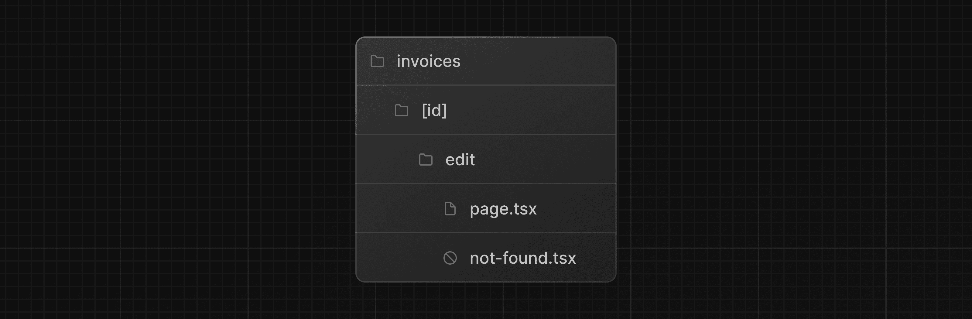 The not-found.tsx file inside the edit folder